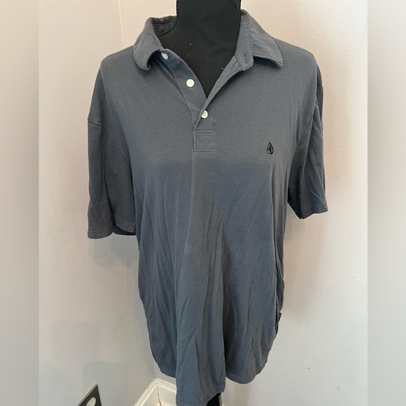 Volcom Polo in Gray Men’s Large - Picture 1 of 4